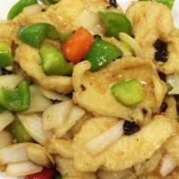 S8. Fish Fillet with Black Bean 豆豉鱼片 · 