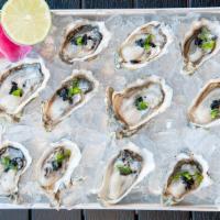 1 Dozen Fanny Bay Oyster! · Shucked and Ready to Eat! Served with Lime & Ponzu!