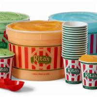 Super Fun Variety Pack (Party Pack) · Choice of three flavors Italian ice. Serves 53-67. Includes Souvenir Bucket, Ice Scoop, Cups...