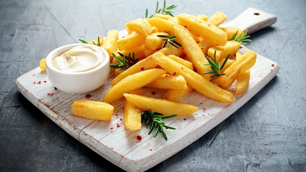 French Fries · Golden crispy french fries salted to perfection.