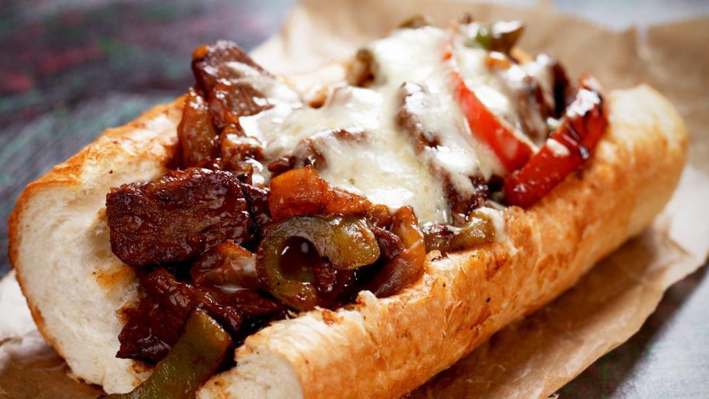 The Bacon Philly Cheesesteak (8