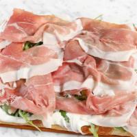 Prosciutto Pizza · Pizzas must be finished in the oven. To recreate the experience you had at pollara follow th...