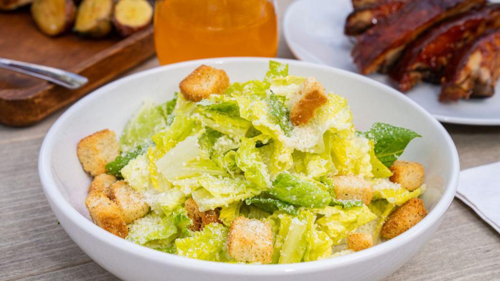 Caesar Salad · Croutons, parmesan cheese, classic Caesar dressing.
