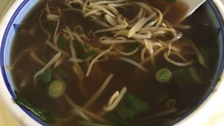 65. Bún Bò Hue · Hue's spicy beef rice noodle soup.