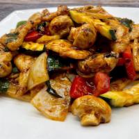 132. Basil Meatless Chicken · Spicy.