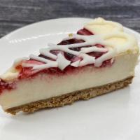 157. Strawberry Swirl Cheese Cake · 