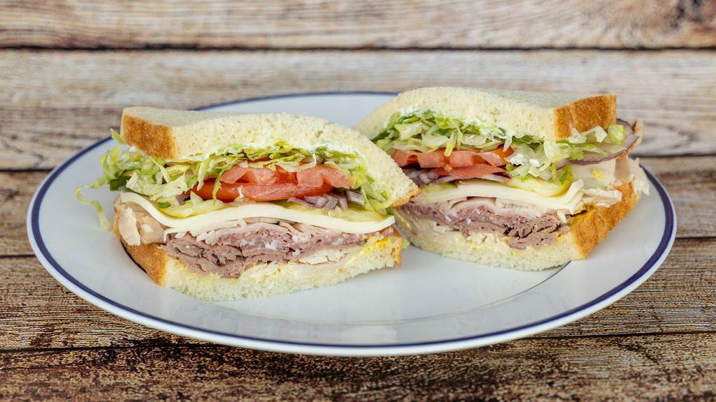 Rich Boy Sandwich
 · roast beef, deli turkey, black forest ham and Italian salami