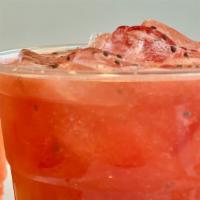 watermelon passionfruit · iced only, crushed watermelon juice with strong passion fruit