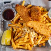 Fish and Chips · Beer Battered Cod and Cajun Fries