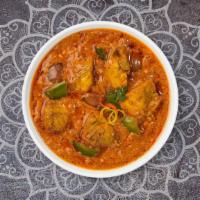 Karahai Chicken · Chicken cooked with ginger, garlic, bell pepper.