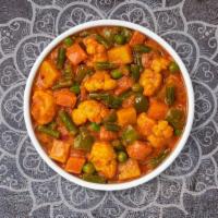 Mixed Vegetables · Seasoned fresh vegetables cooked in a tomato & onion gravy.
