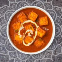 Paneer Makhanwala · Cottage cheese cooked in a creamy butter sauce.