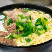 Braised Beef Brisket Noodle Soup · Special broth with braised beef and veggies