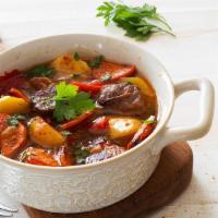 Beef Stew Clay Pot · Beef stew cooked in a clay pot