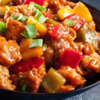 Sweet & Sour Chicken · Chicken with sweet & Sour flavors, cooked with veggies