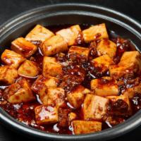 Mapo Tofu · Tofu in spicy sauce with minced pork
