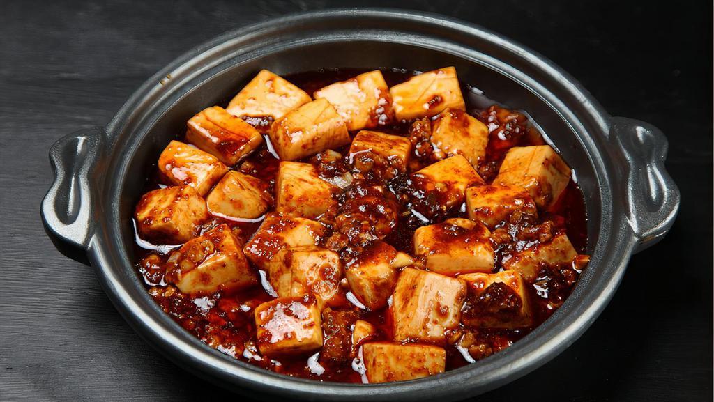 Mapo Tofu · Tofu in spicy sauce with minced pork