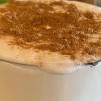 Steam Milk Honey · Steamed milk, sweeten with honey and cinnamon powder.
