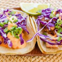 Grilled Salmon Taco · 