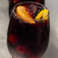 Red Sangria · Skyfall merlot with fruits. Must be 21 to purchase with food.
