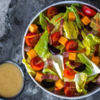 Rocketbird House Salad · Romaine Hearts, Little Gem Lettuce, Aged Cheddar, Applewood Bacon, Roasted Beets, Cherry Tom...