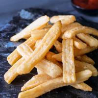Rocket Fries (VE) · Vegan. Classic fries with tasty Rocketbird malty seasoning.
