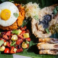 SILOG SPECIAL · Nothing beats breakfast for dinner. house chicken tocino, crispy bangus (milkfish), fried do...
