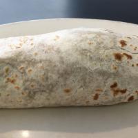 Azteca Super Burrito · Flour tortilla filled with whole  beans, rice, pico de gallo, sour cream .  Protein choice o...