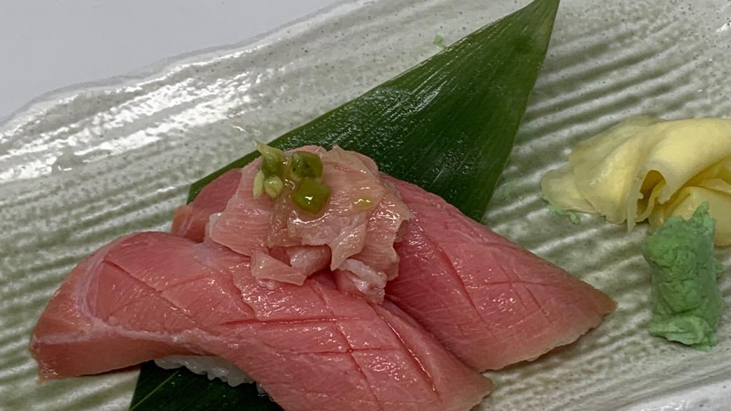 O.Toro (Bluefin Tuna Belly) · Consuming raw undercooked meats, poultry, seafood, shellfish, or eggs may increase your risk of foodborne illness.