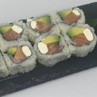 Philadelphia Roll · Fresh salmon, avocado, and cream cheese. Consuming raw undercooked meats, poultry, seafood, ...