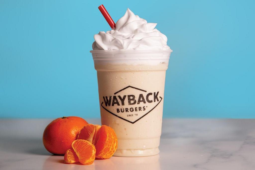Tangerine Shake · Hand-dipped vanilla milkshake perfectly blended with a signature tangerine syrup to satisfy your fruity craving!