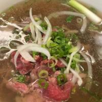 15. Rare Beef With Rice Noodle Soup / Phở Tái · 