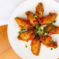 3 Salt and Pepper Chicken Wings (8) · Hot/spicy.