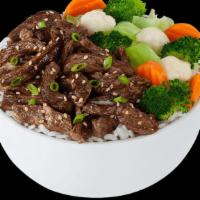 Regular Grilled Steak · Tender and juicy steak is grilled to perfection, glazed with sweet soy sauce then topped wit...