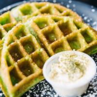 Pandan Green Waffle · 