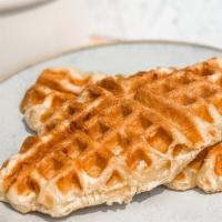 Croissant Waffle · *NEW*  Sugar crusted croissant waffle