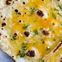 Cheese Naan · Naan stuffed with cheese