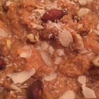 Double Ka Meetha · Bread pudding, served with a garnish of cashews, pistachio, almonds, and other dry fruits