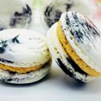 Thai latte macarons · Introducing our newest macarons, Thai iced latte macaron. This Thai iced latte (also known a...
