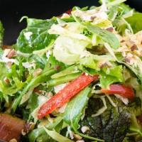 Mixed Organic Greens Salad · Organic medley of mixed greens with house vinaigrette dressing