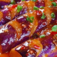 铁板烧汁茄子/Sizzling Eggplant · 