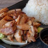 BBQ Chicken · Marinated Thai herbs with chicken thigh.