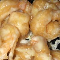 Honey Walnut Shrimp · Lightly battered shrimp deep fried, then coated with our special mayonnaise sauce and topped...
