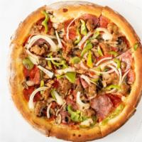 Combination Special Pizza · Salami, pepperoni, mushrooms, onions, bell peppers and sausage.