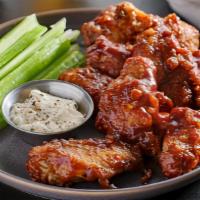 8 Wings Combo · Your choice of 8 wings or boneless. With up to 2 flavors, regular fries or veggie sticks, 1 ...