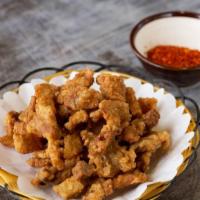 Fried Small Crispy Pork · 黄金小酥肉(配蘸料)