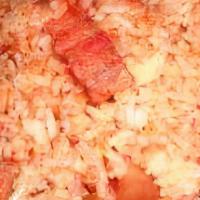 Binagoongan Rice · Shrimp-paste flavored rice. Serves 2-3 people.