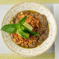 Haleem · Popular middle eastern delicacy, goat meat, broken wheat, hyderabad pista house spices, rose...