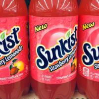 Sunkist Strawberry Lemonade Bottle · 