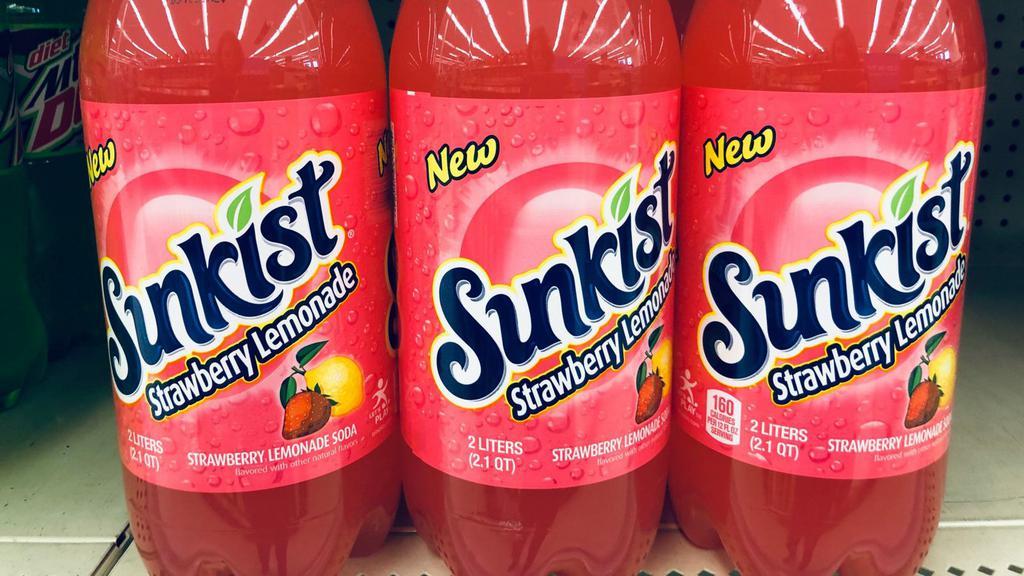 Sunkist Strawberry Lemonade Bottle · 